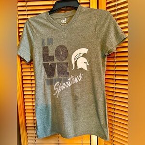 Michigan State short sleeve green T-shirt